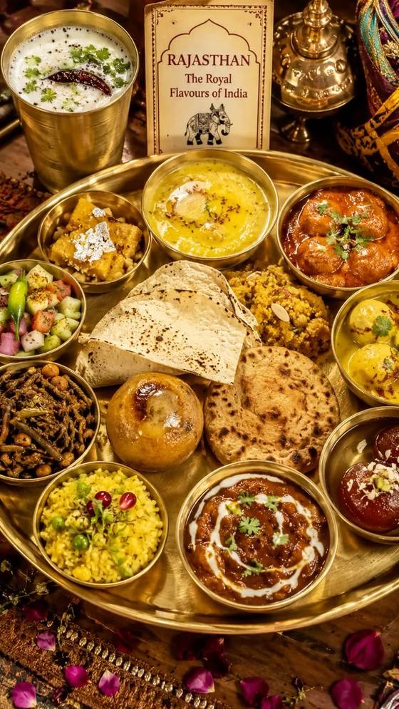 Rajasthani thali